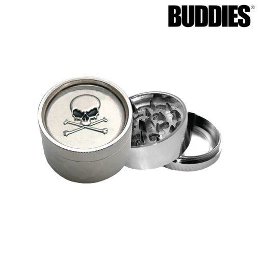 Buddies MT1 Skull Design Metal Grinder (3 levels)