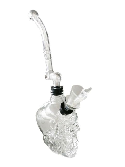 60ml Skull Juice Glass Water Pipe