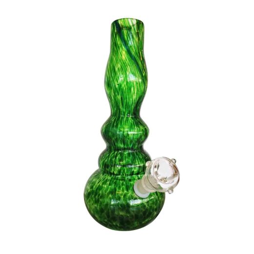 12 Inch Green Glass Water Pipe