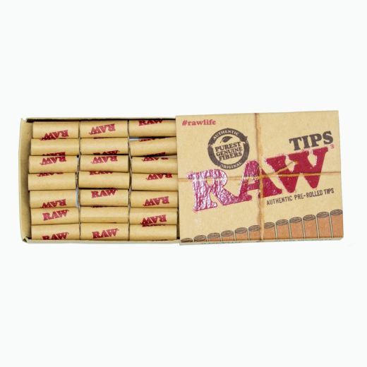 RAW Authentic Pre-rolled Tips 21pcs
