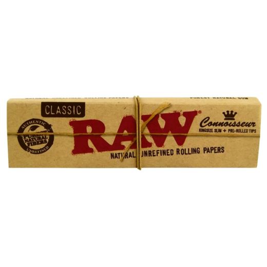 RAW Connoisseur King Size Slim + Pre-rolled Tips