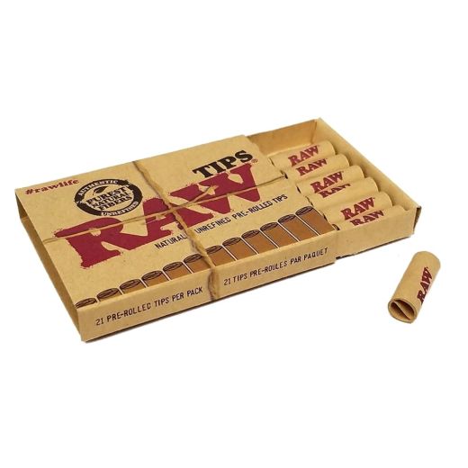 RAW Slim Pre-rolled Tips 